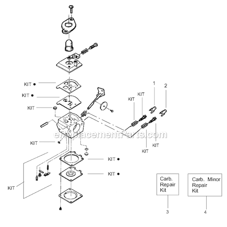 Page A Diagram and Parts List for FL21LE  Weed Eater Trimmer